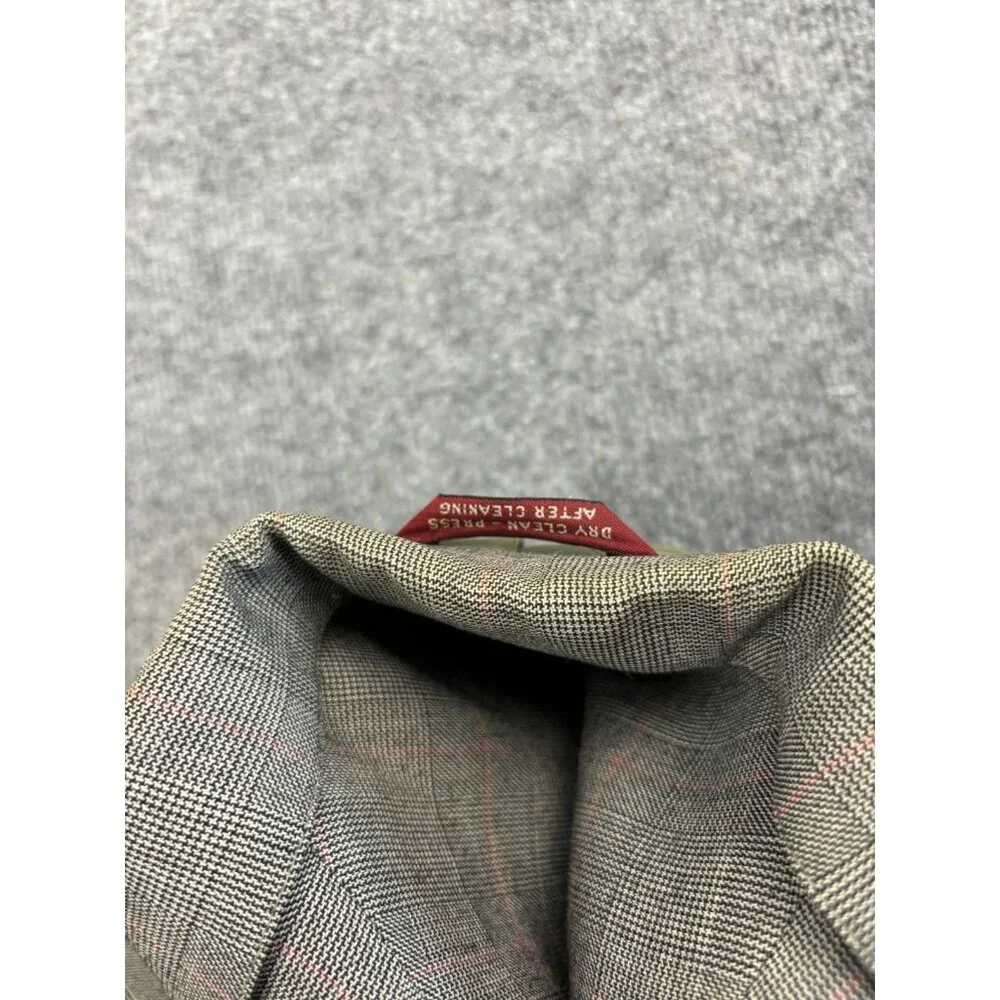 Vintage Cricketeer Blazer Men's‎ 42 Gray USA Made Wool 2 Button Single Vented